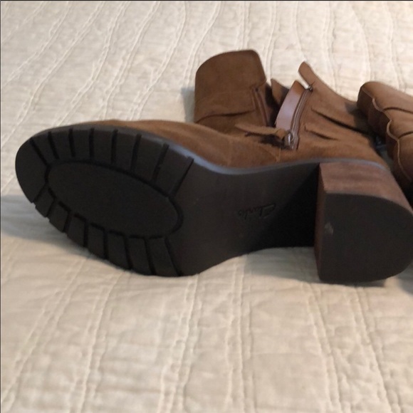 Clarks leather boots with heel - Picture 6 of 7